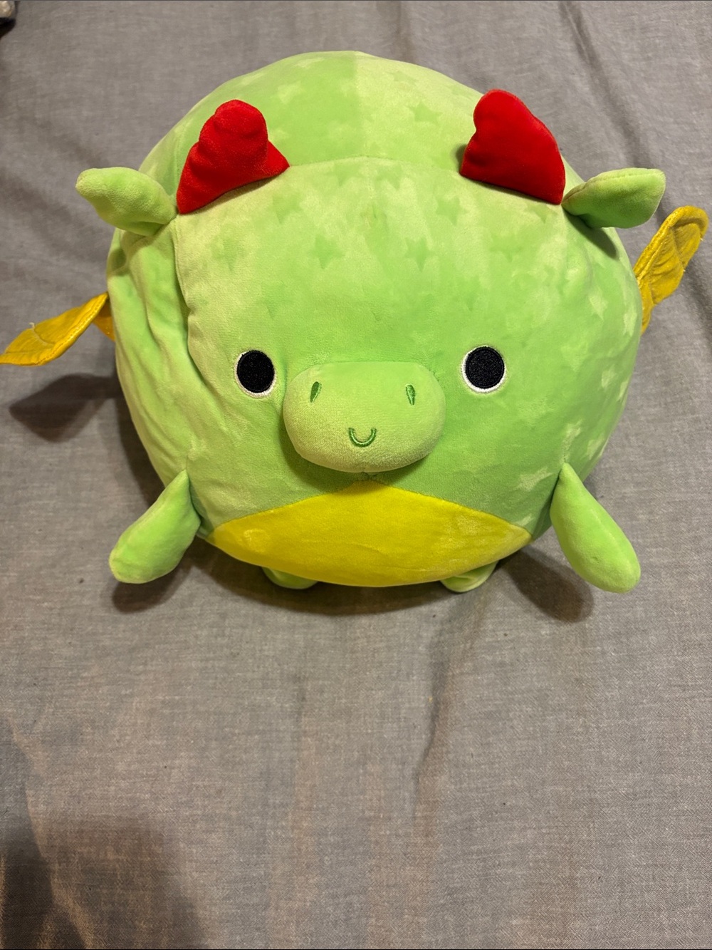 Plush Green Dragon Stuffed Animal - Cute Soft Kids Plush